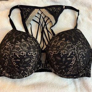 Elegant Black Lace Bra